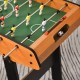 Jeux Soldes HOMCOM Baby-foot table de Babyfoot pliable dim. 98L x 42l x 62H cm 2 balles fournies MDF imitation bois et noir