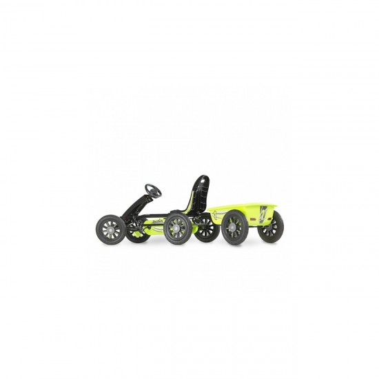Jeux Soldes Jeux de plein air EXIT EXIT Spider Kart a pedales (3-8ans) Vert/Noir avec remorque