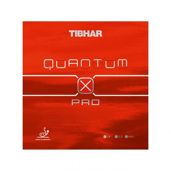 Jeux Soldes Tennis de table TIBHAR Revêtement TIBHAR Quantum X PRO MAX N