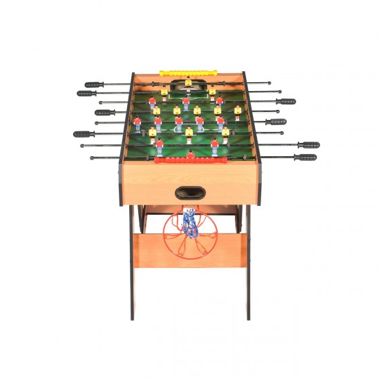 Jeux Soldes Baby foot JT2D Table 3 Jeux en 1 Pliable - BabyFoot - Basket Ball - Fléchettes, 122 x 61 x 82 cm